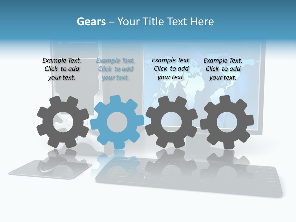 Screen Plasma Cable PowerPoint Template