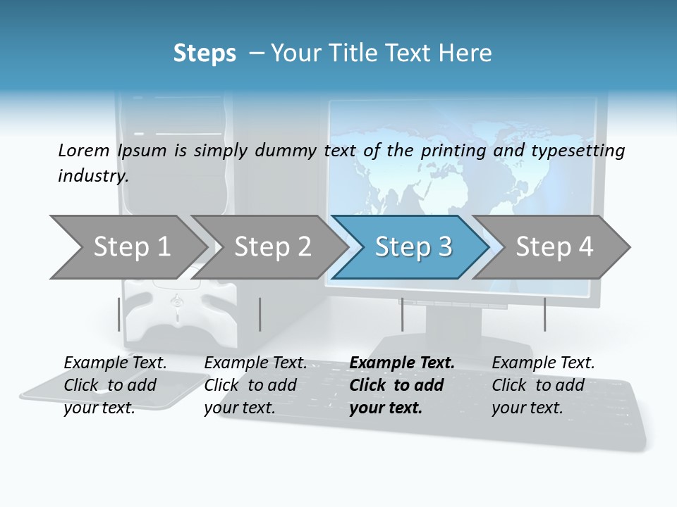 Screen Plasma Cable PowerPoint Template
