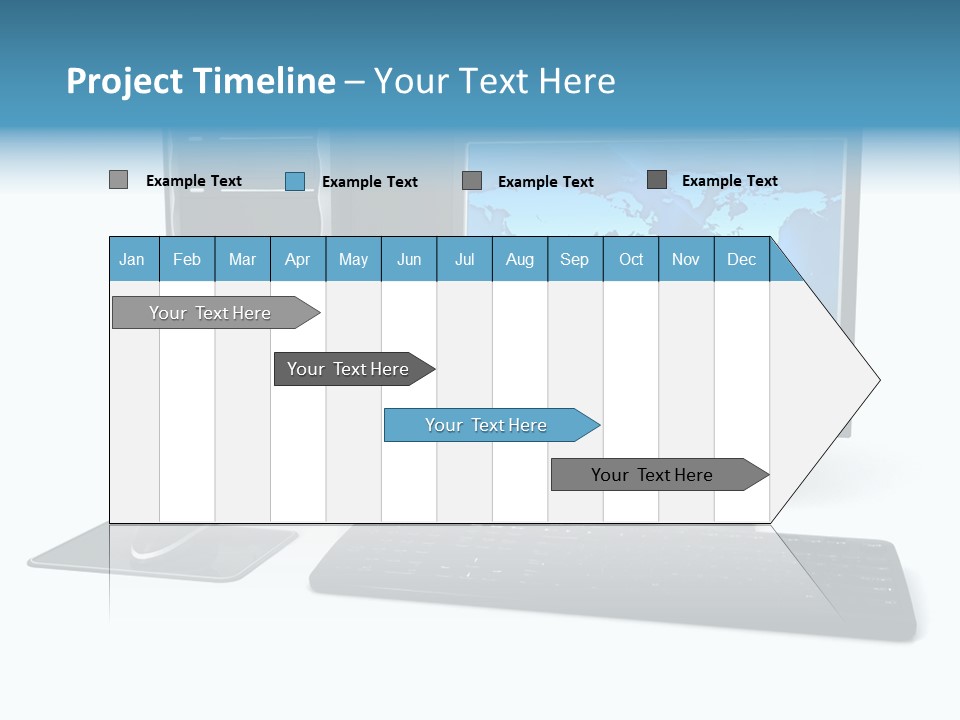Screen Plasma Cable PowerPoint Template
