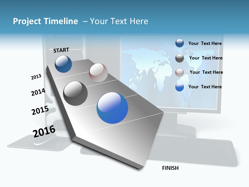 Screen Plasma Cable PowerPoint Template