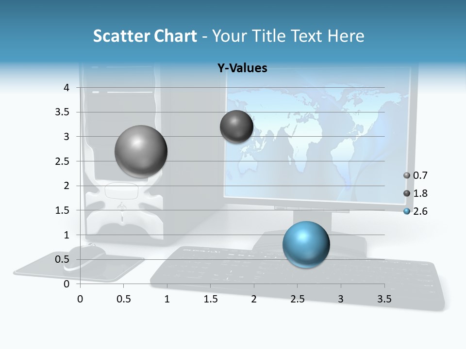Screen Plasma Cable PowerPoint Template