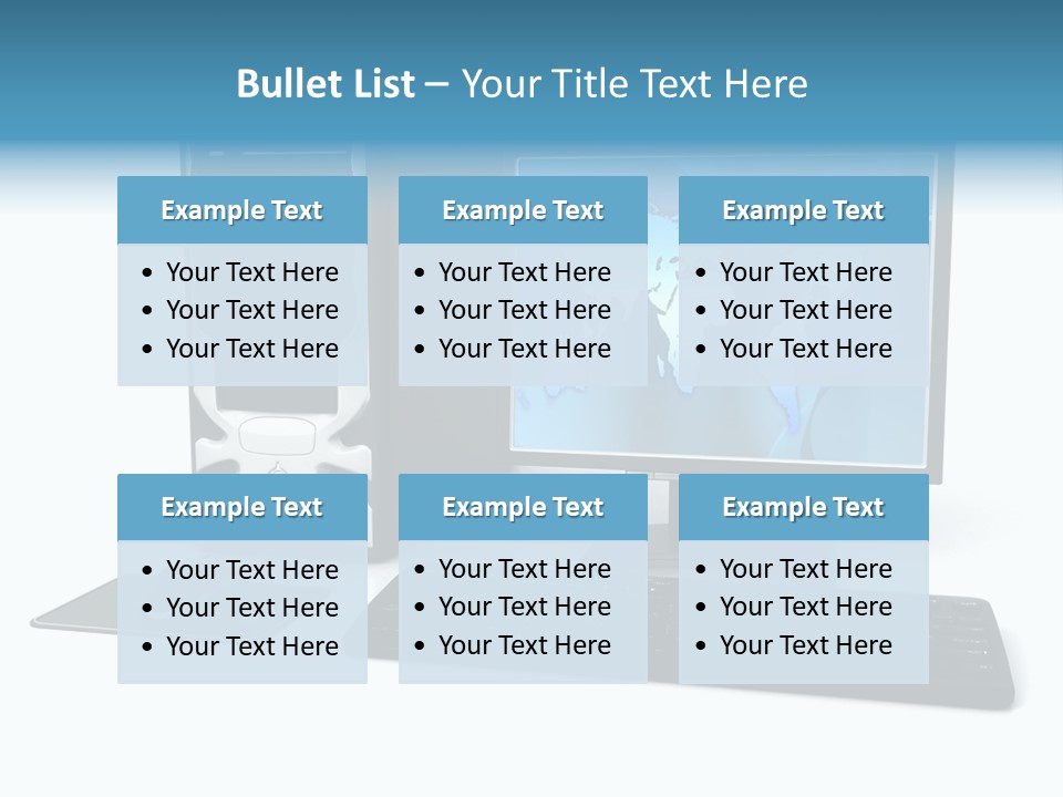 Screen Plasma Cable PowerPoint Template