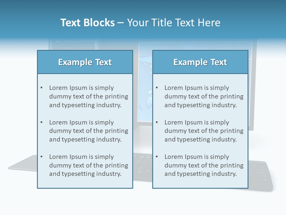 Screen Plasma Cable PowerPoint Template