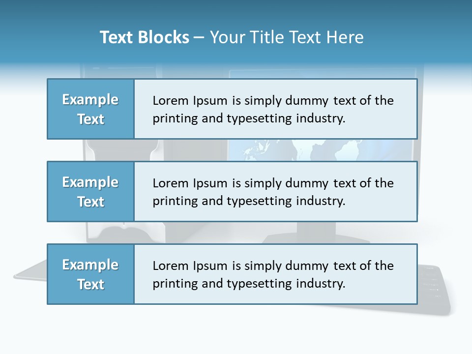Screen Plasma Cable PowerPoint Template