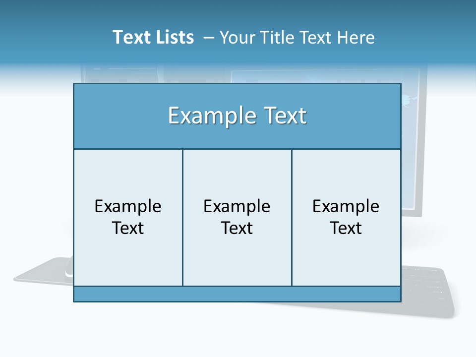 Screen Plasma Cable PowerPoint Template