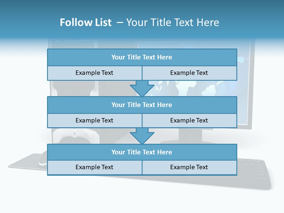 Screen Plasma Cable PowerPoint Template