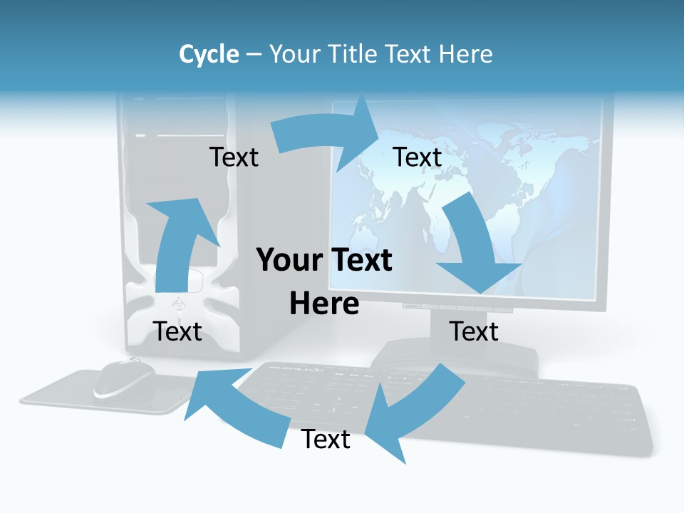 Screen Plasma Cable PowerPoint Template
