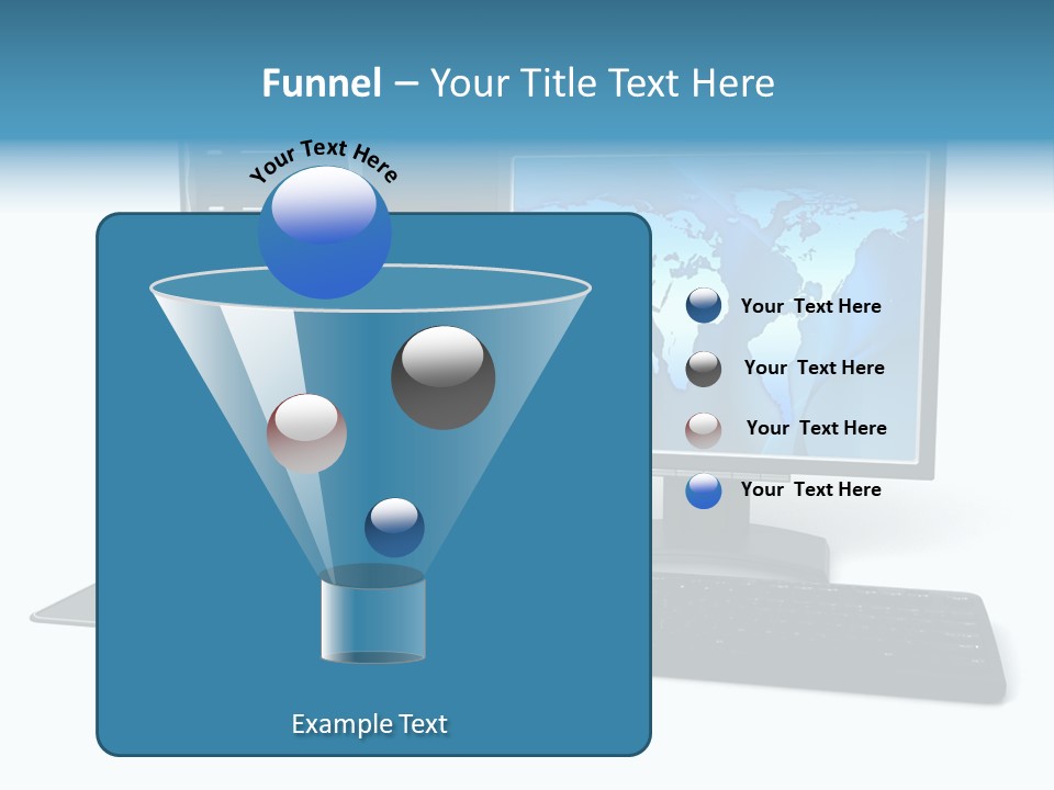 Screen Plasma Cable PowerPoint Template