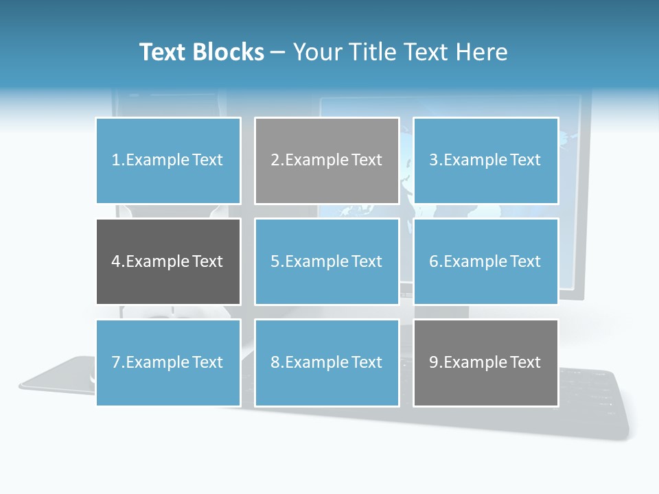 Screen Plasma Cable PowerPoint Template