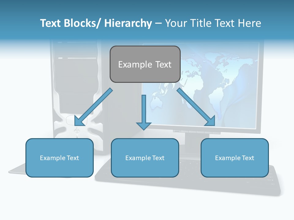 Screen Plasma Cable PowerPoint Template