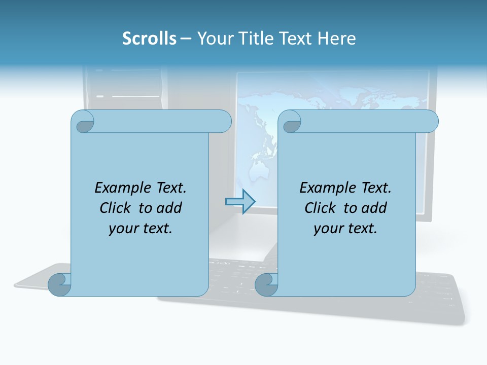 Screen Plasma Cable PowerPoint Template
