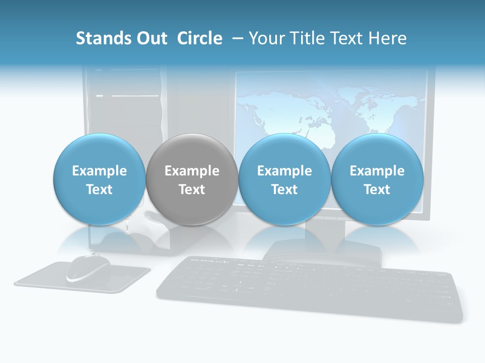 Screen Plasma Cable PowerPoint Template