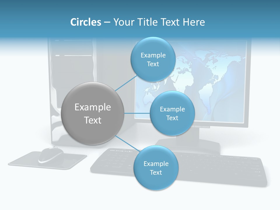 Screen Plasma Cable PowerPoint Template