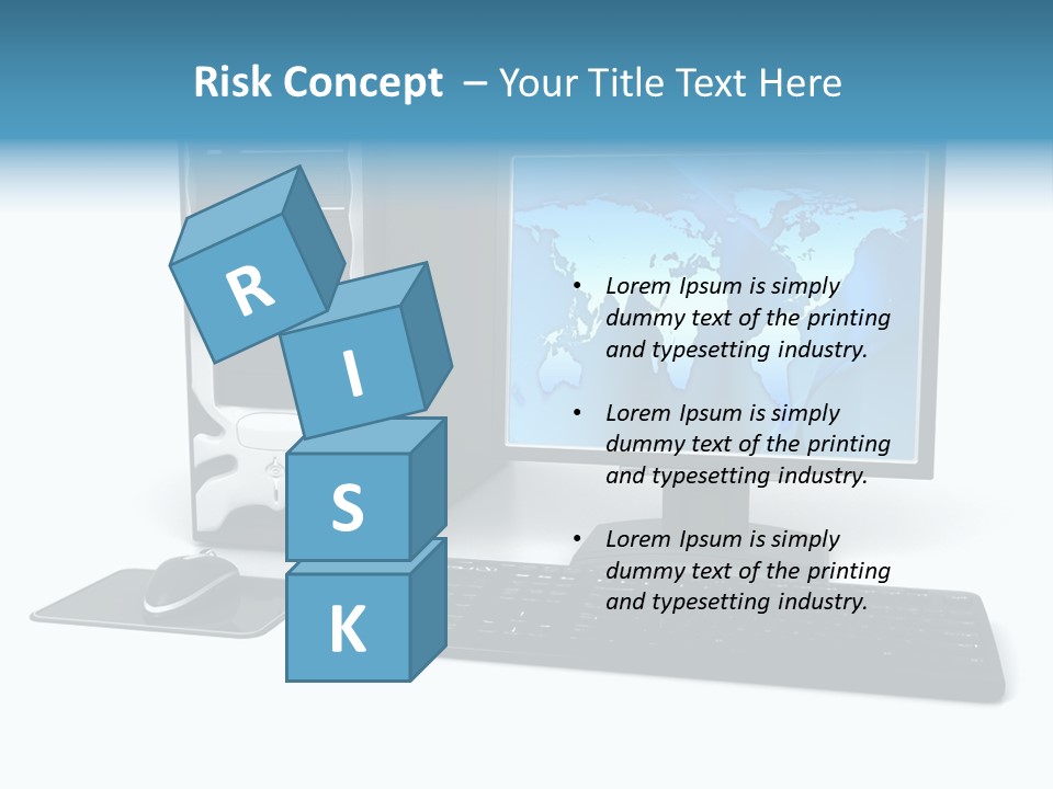 Screen Plasma Cable PowerPoint Template