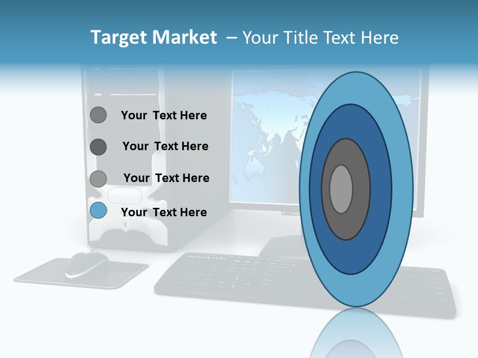 Screen Plasma Cable PowerPoint Template