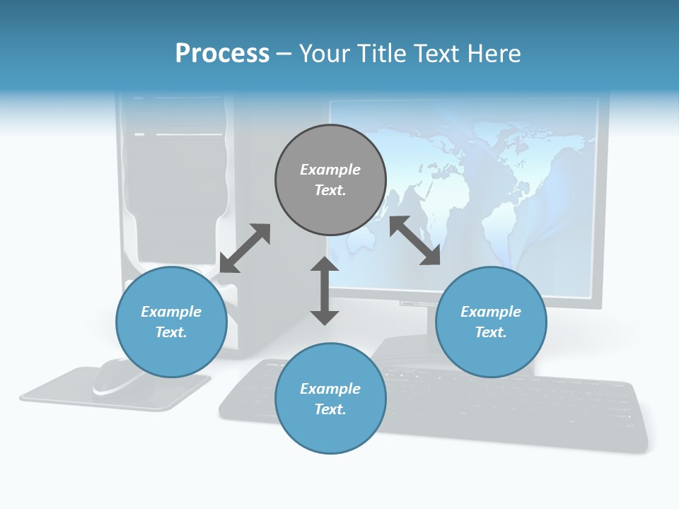 Screen Plasma Cable PowerPoint Template