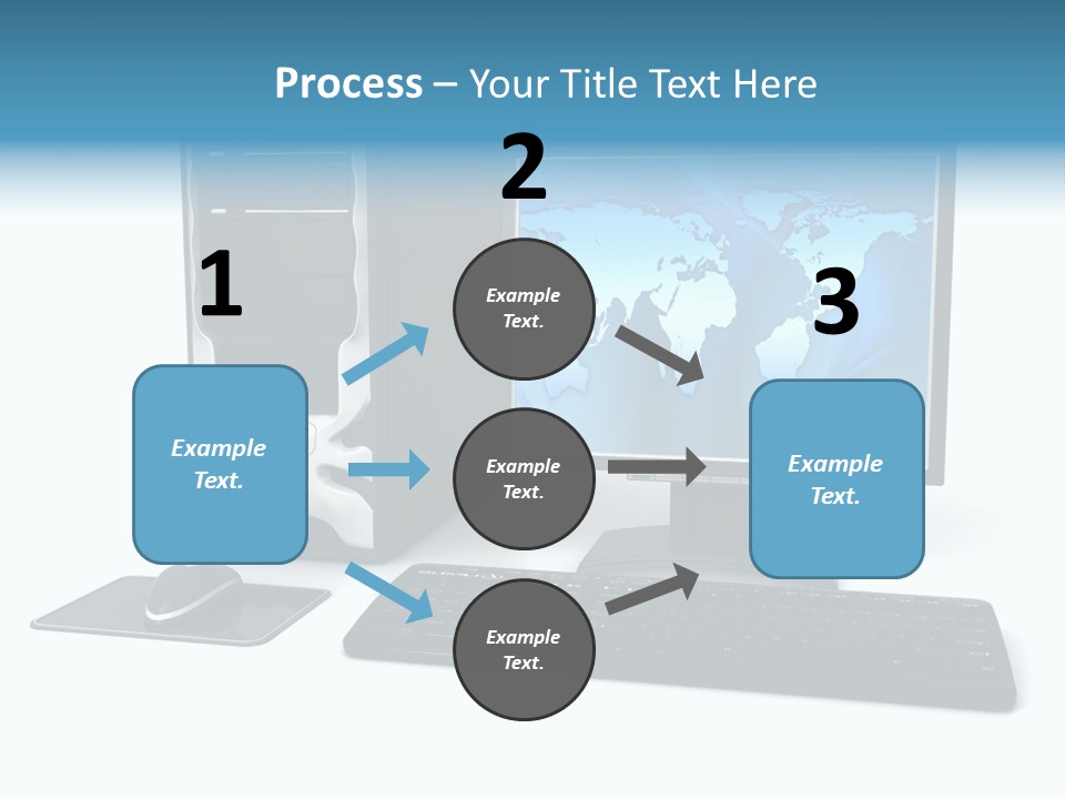 Screen Plasma Cable PowerPoint Template