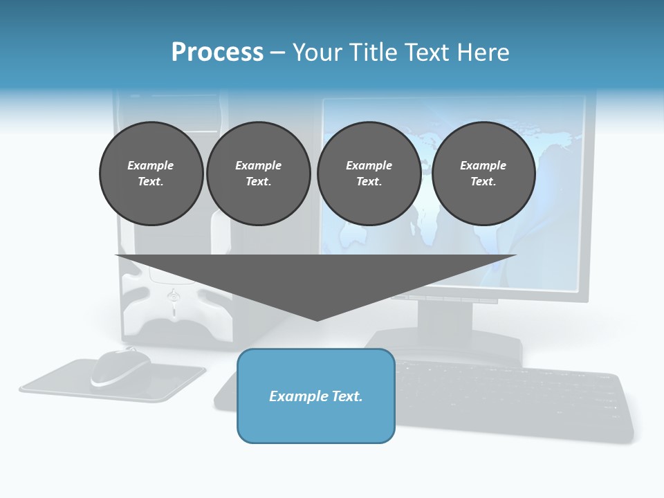 Screen Plasma Cable PowerPoint Template