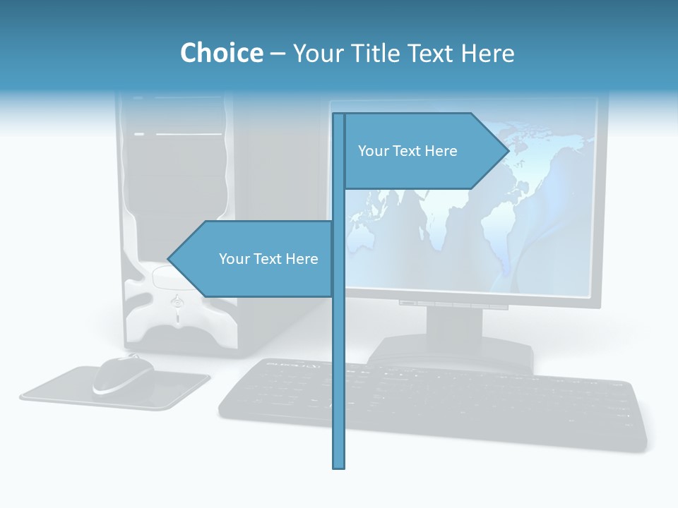 Screen Plasma Cable PowerPoint Template