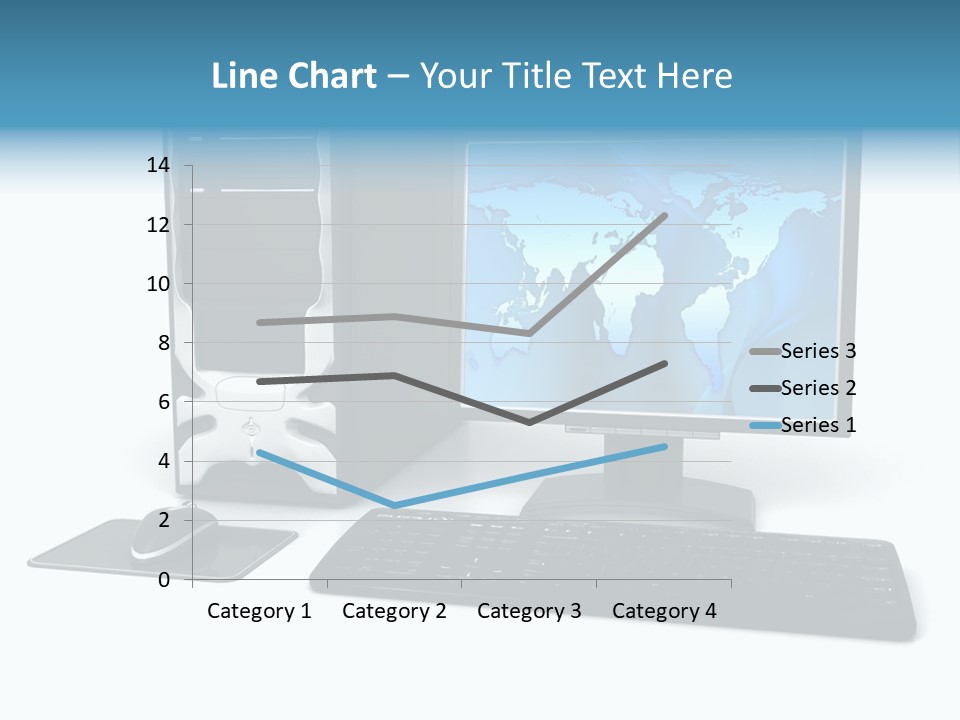 Screen Plasma Cable PowerPoint Template