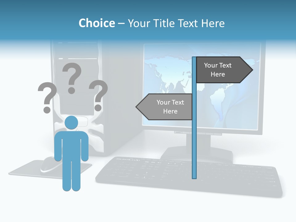 Screen Plasma Cable PowerPoint Template