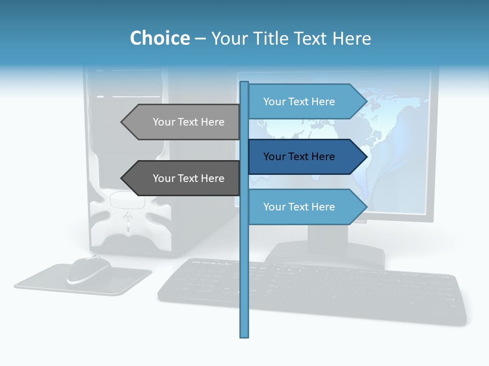 Screen Plasma Cable PowerPoint Template