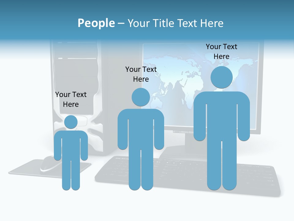 Screen Plasma Cable PowerPoint Template