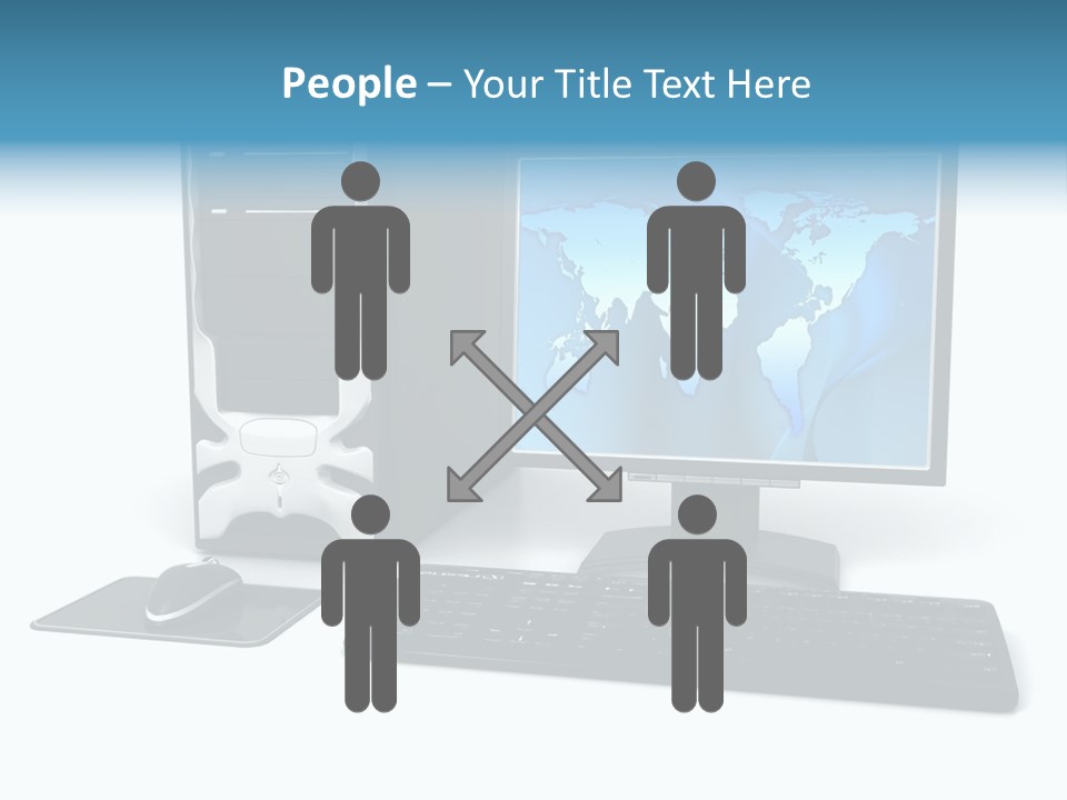 Screen Plasma Cable PowerPoint Template