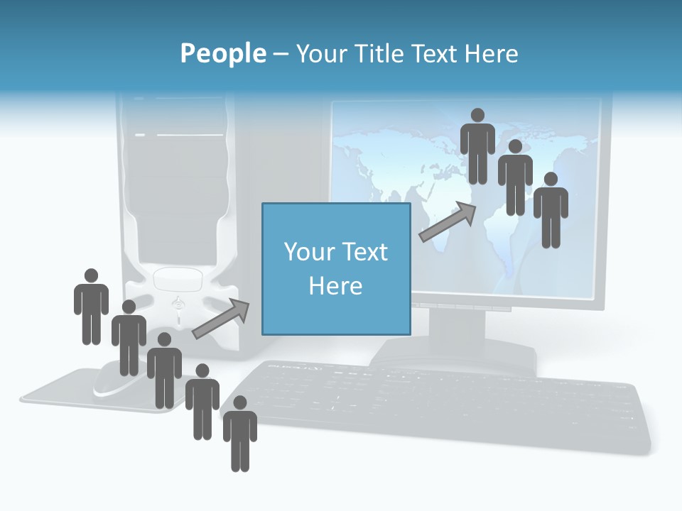 Screen Plasma Cable PowerPoint Template
