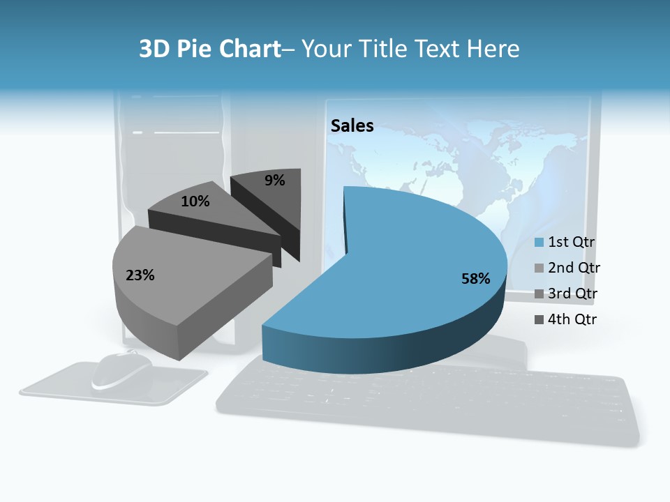 Screen Plasma Cable PowerPoint Template