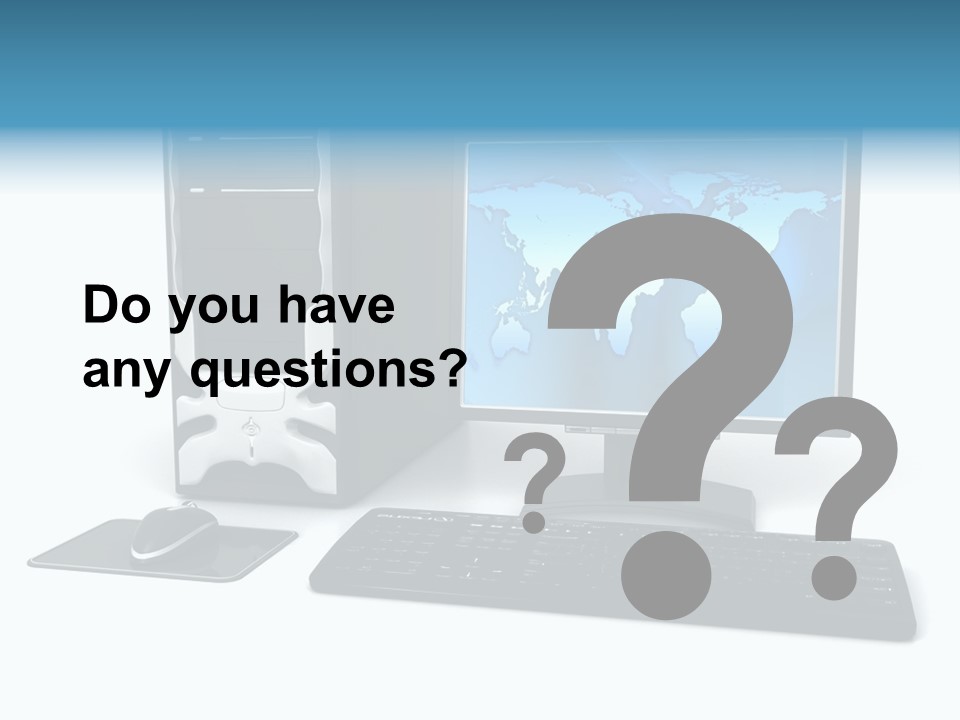 Screen Plasma Cable PowerPoint Template