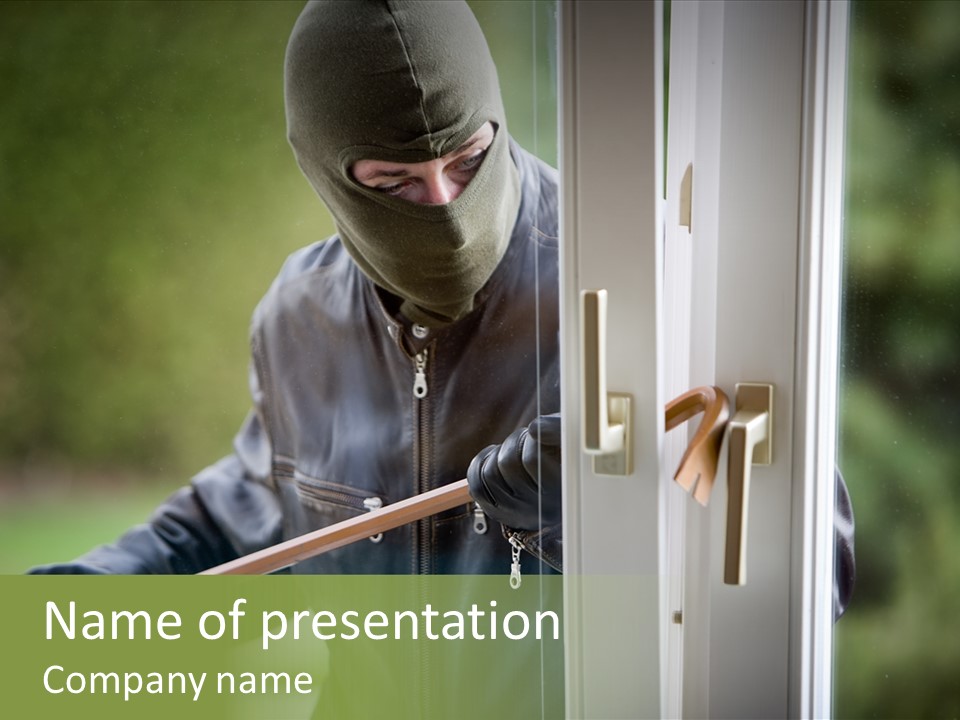 Offense Against Perpetrator PowerPoint Template