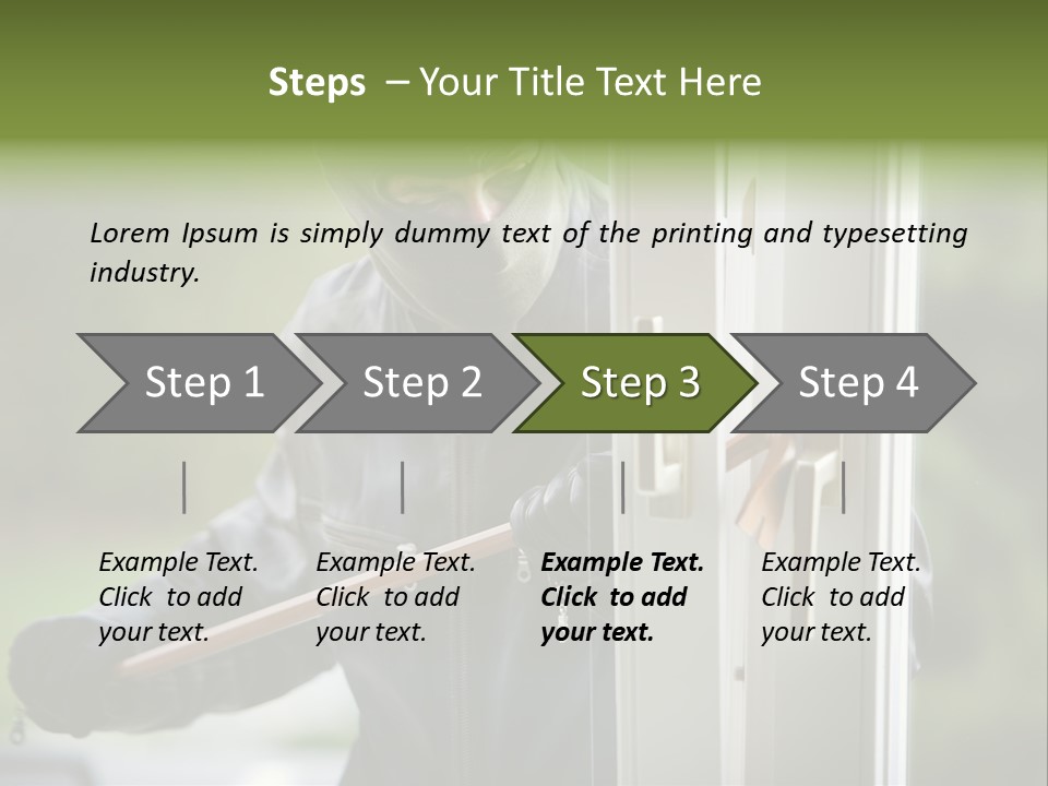 Offense Against Perpetrator PowerPoint Template
