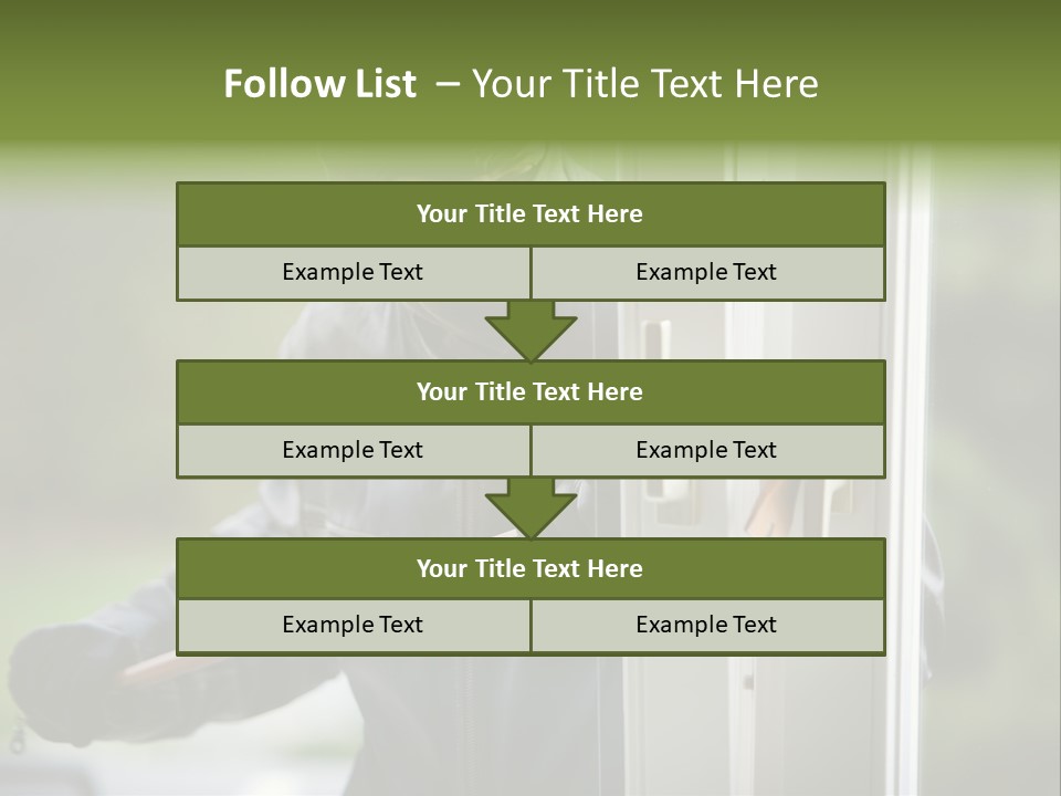 Offense Against Perpetrator PowerPoint Template