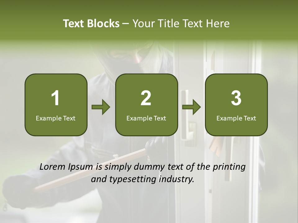 Offense Against Perpetrator PowerPoint Template