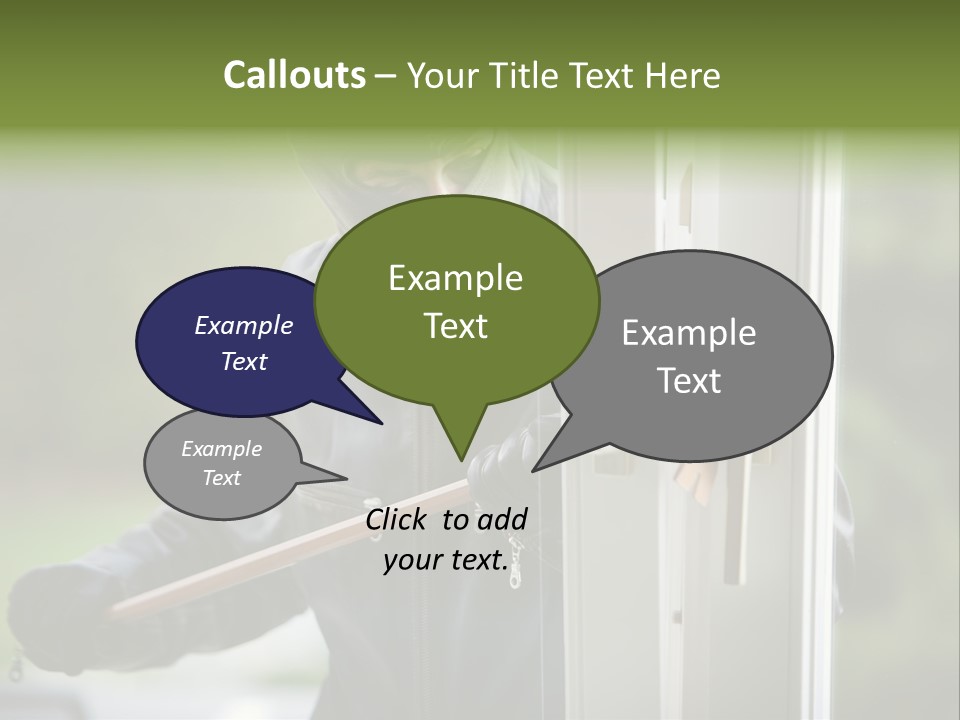Offense Against Perpetrator PowerPoint Template