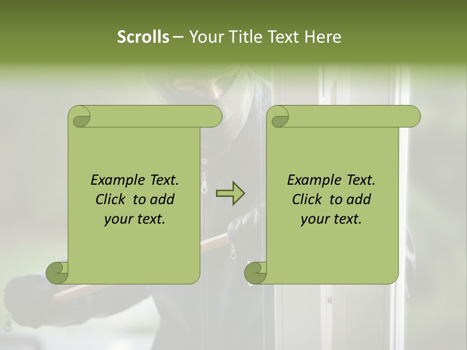 Offense Against Perpetrator PowerPoint Template