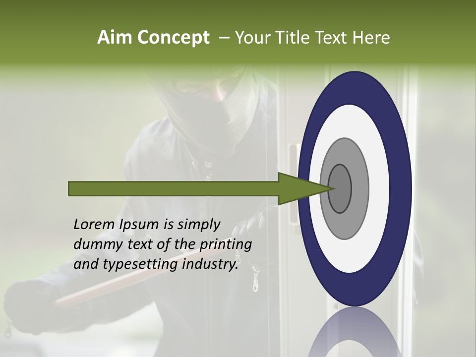 Offense Against Perpetrator PowerPoint Template