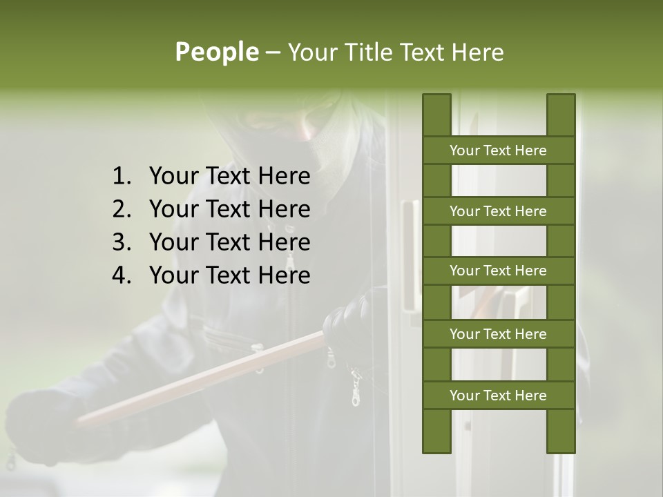 Offense Against Perpetrator PowerPoint Template