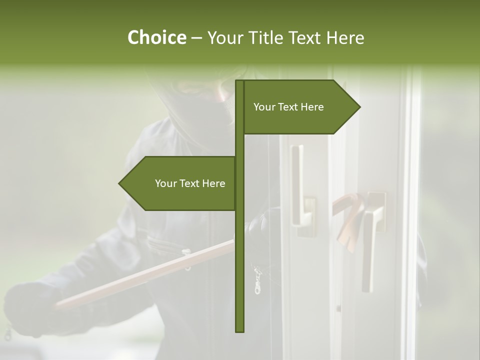 Offense Against Perpetrator PowerPoint Template