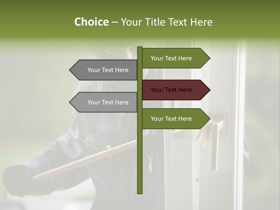 Offense Against Perpetrator PowerPoint Template