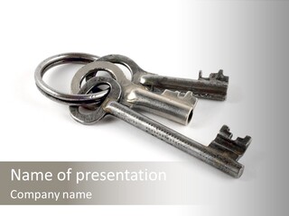 Isolated Metal Retro PowerPoint Template