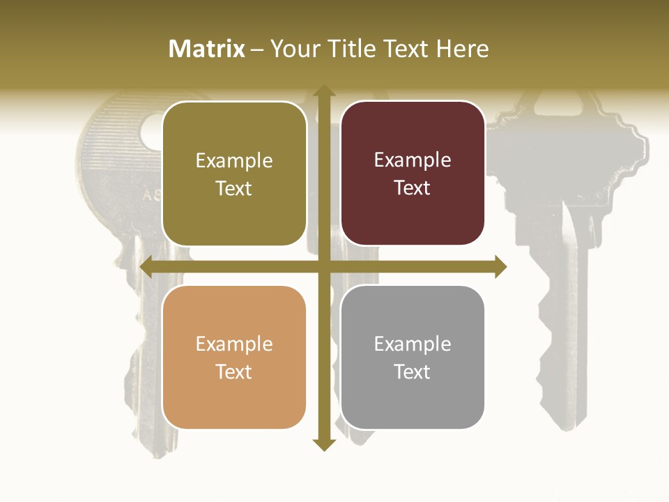 Frame Leaf Decoration PowerPoint Template
