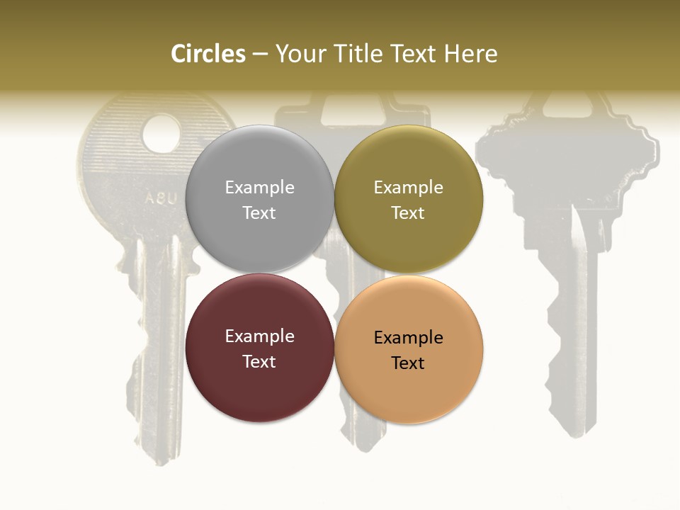 Frame Leaf Decoration PowerPoint Template