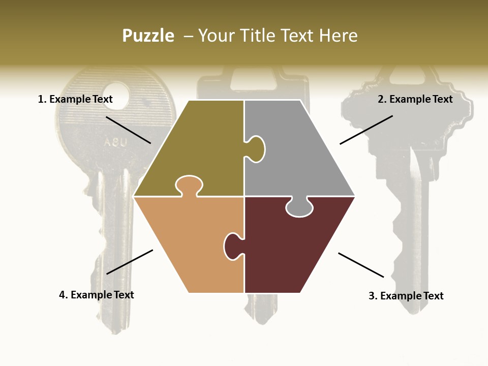 Frame Leaf Decoration PowerPoint Template