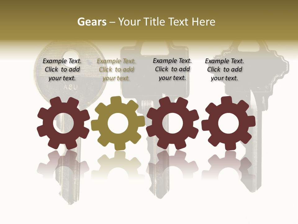 Frame Leaf Decoration PowerPoint Template