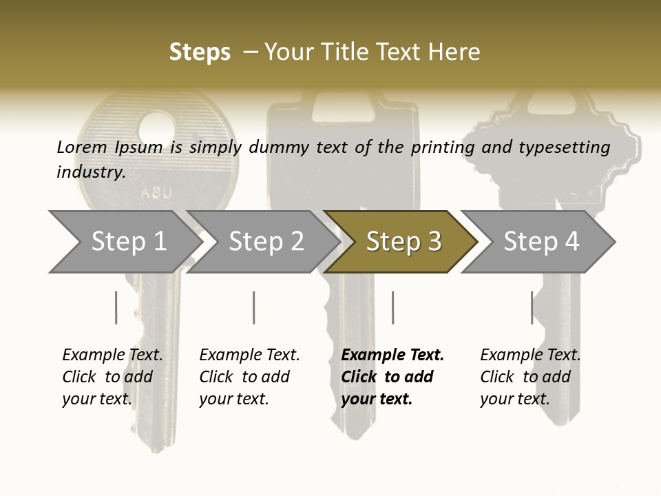 Frame Leaf Decoration PowerPoint Template