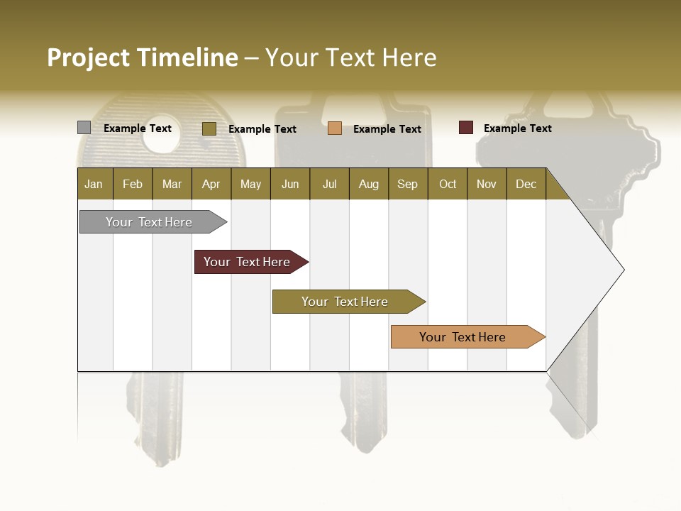 Frame Leaf Decoration PowerPoint Template