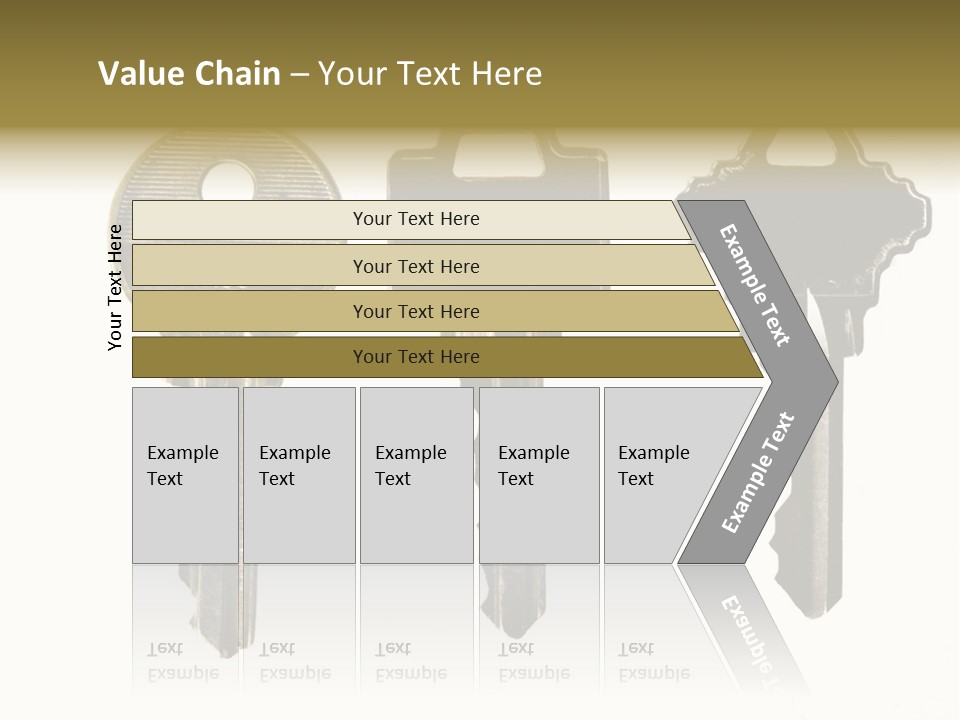 Frame Leaf Decoration PowerPoint Template