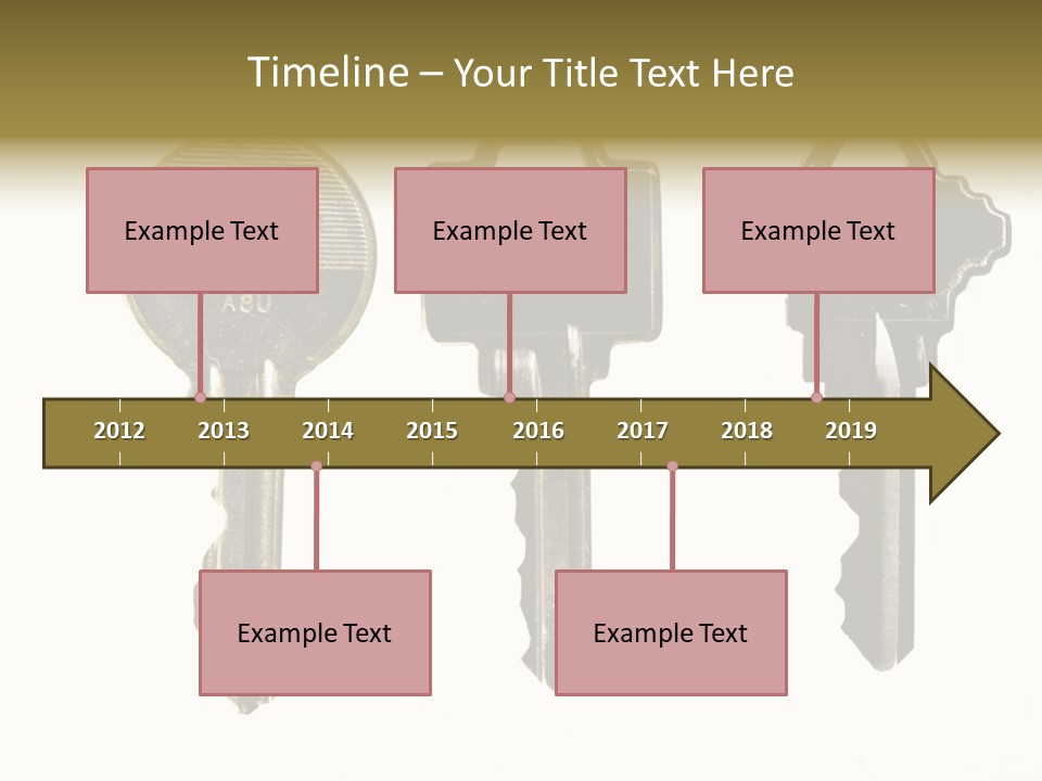 Frame Leaf Decoration PowerPoint Template